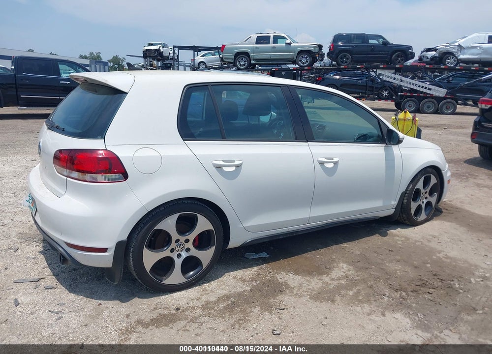 2012 VOLKSWAGEN GTI 4-DOOR VIN: WVWGV7AJ3CW103155