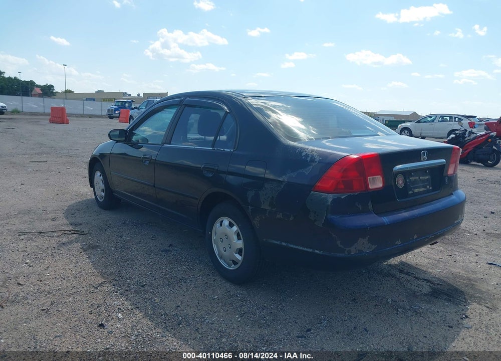 2002 HONDA CIVIC LX VIN: 1HGES165X2L057382
