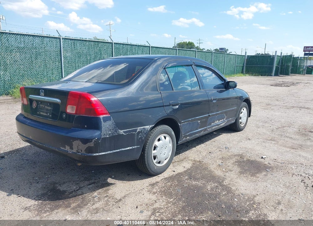 2002 HONDA CIVIC LX VIN: 1HGES165X2L057382