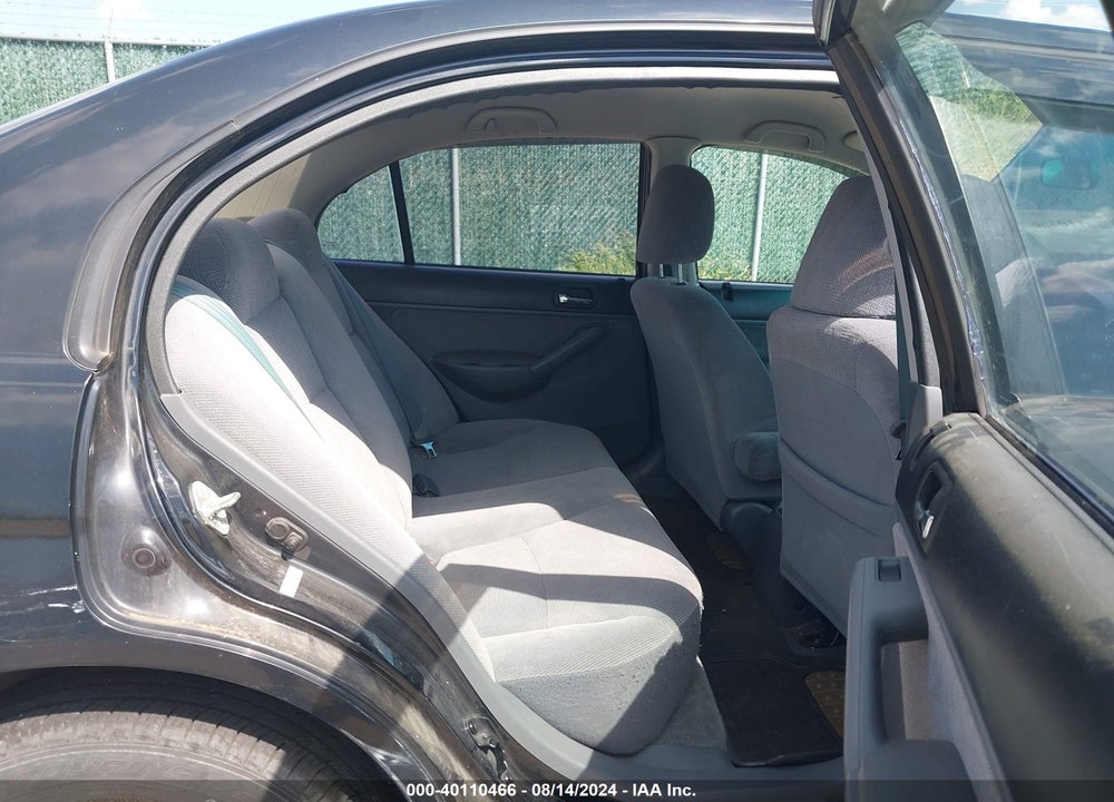2002 HONDA CIVIC LX VIN: 1HGES165X2L057382