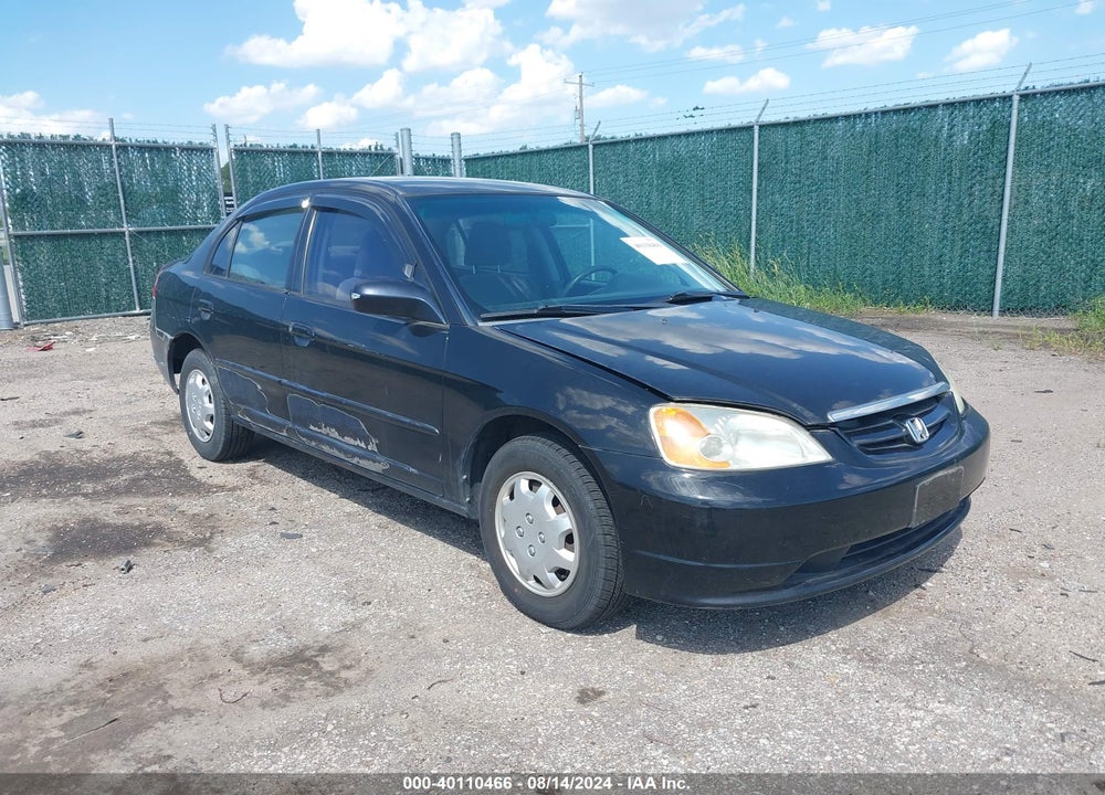 2002 HONDA CIVIC LX VIN: 1HGES165X2L057382