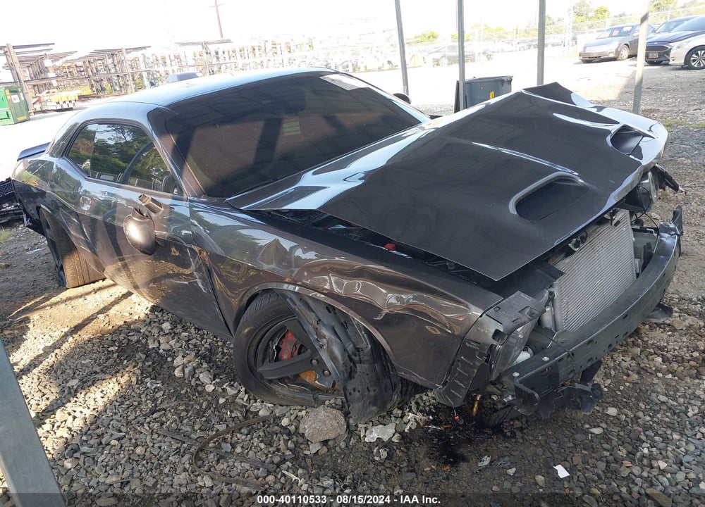2022 DODGE CHALLENGER SRT HELLCAT REDEYE VIN: 2C3CDZL92NH181593