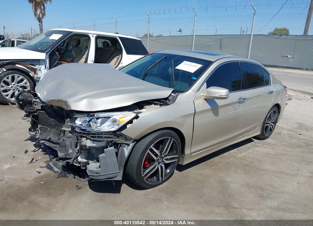 2017 HONDA ACCORD EX-L V6 VIN: 1HGCR3F03HA036834