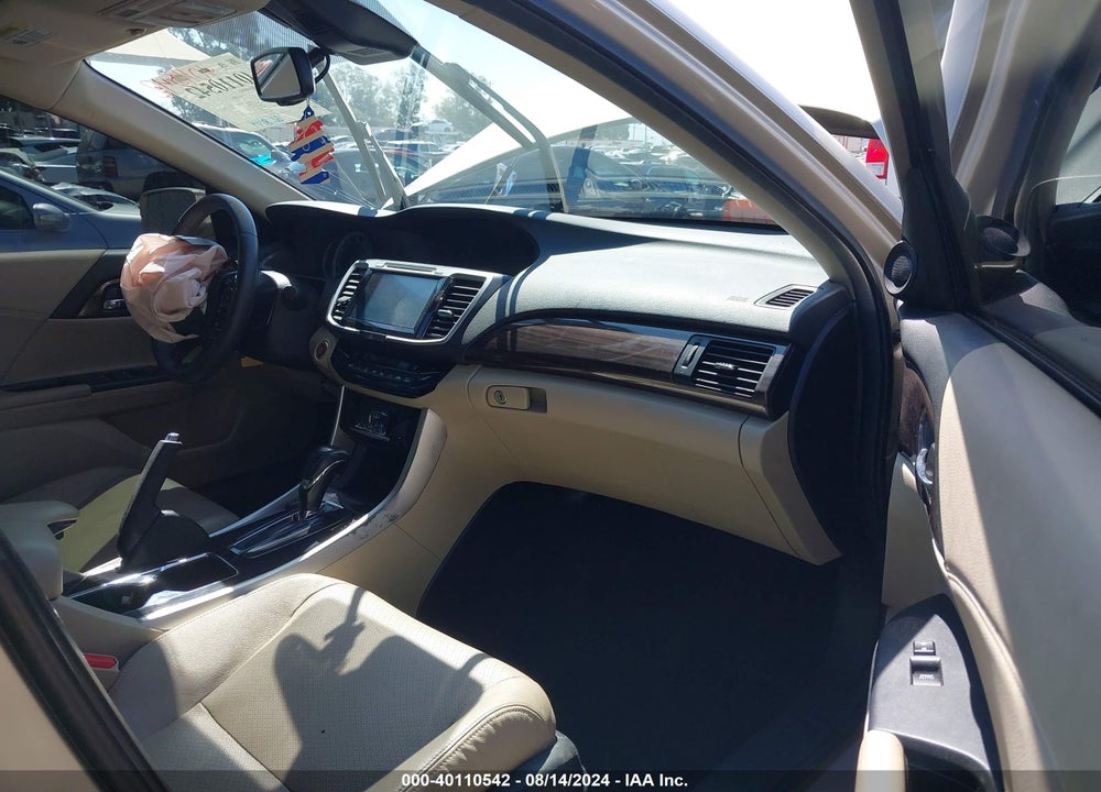 2017 HONDA ACCORD EX-L V6 VIN: 1HGCR3F03HA036834