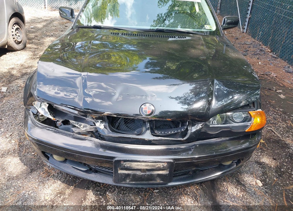2001 BMW 325CI VIN: WBABN33411JW58512