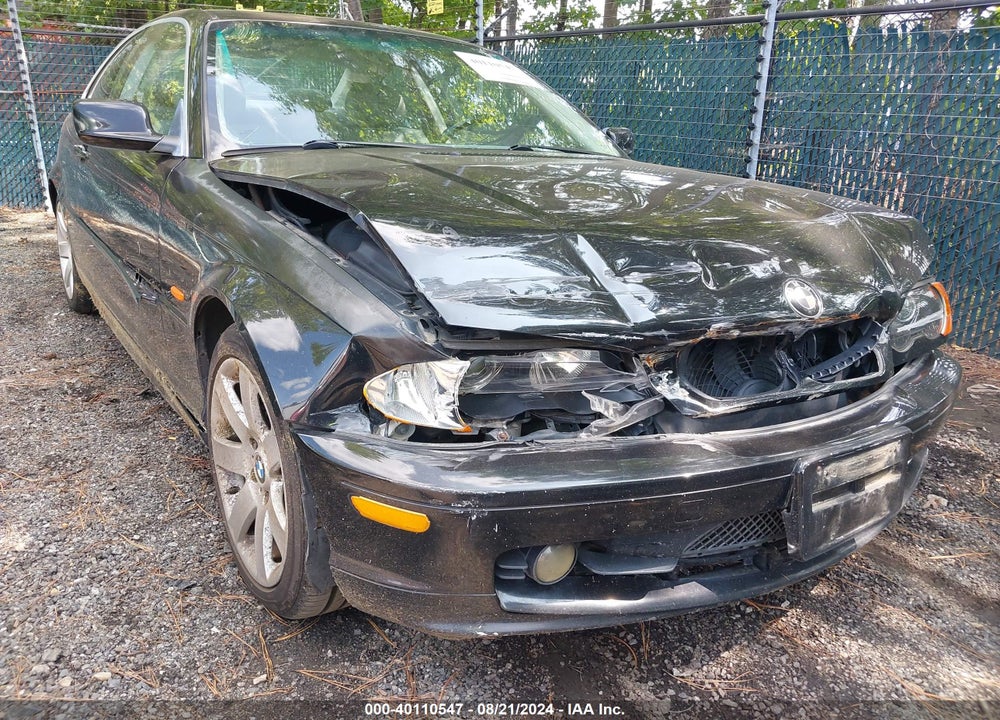 2001 BMW 325CI VIN: WBABN33411JW58512
