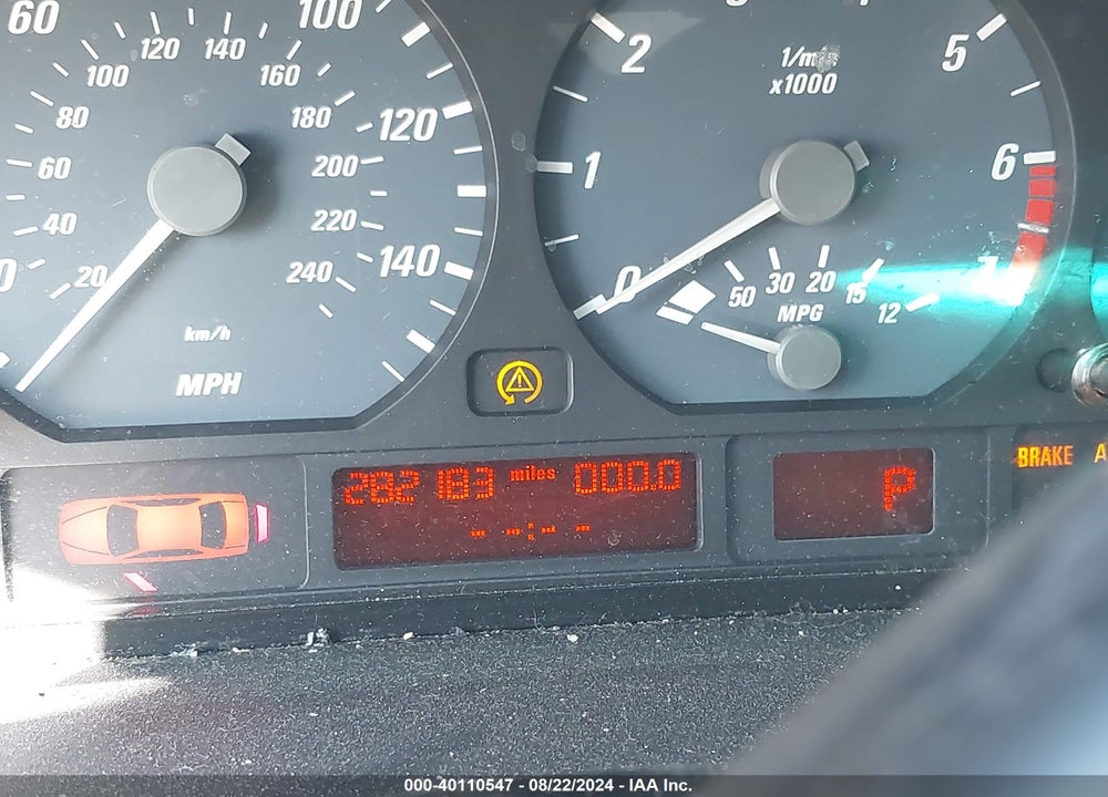 2001 BMW 325CI VIN: WBABN33411JW58512
