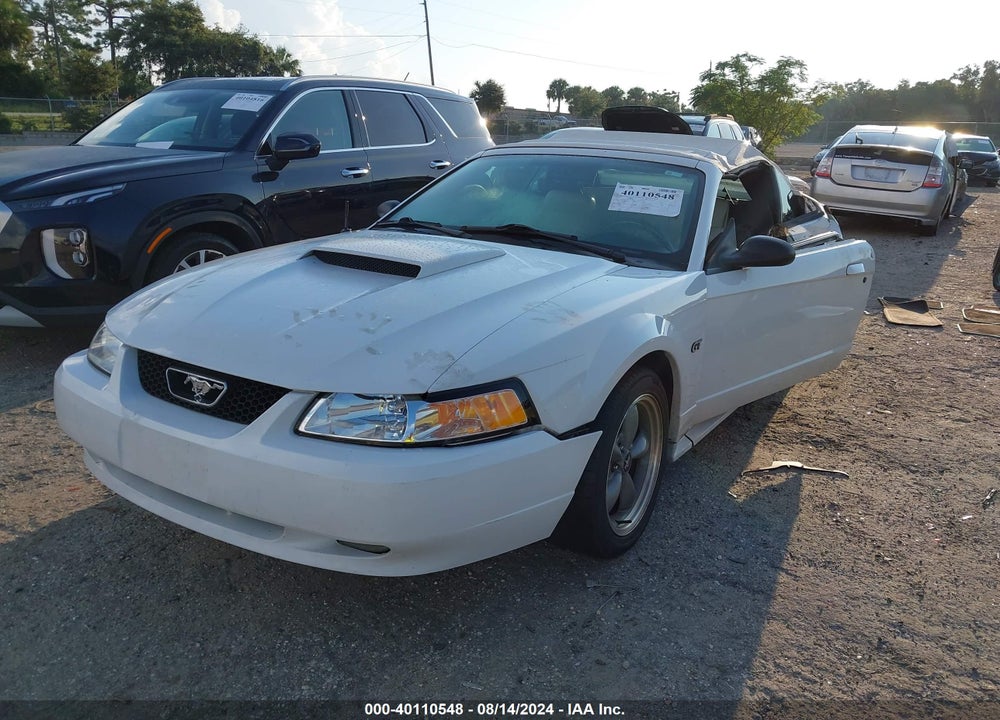 2002 FORD MUSTANG GT VIN: 1FAFP45X82F178473