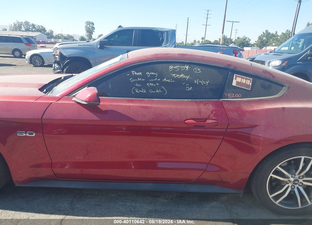 2017 FORD MUSTANG GT PREMIUM VIN: 1FA6P8CF5H5292009