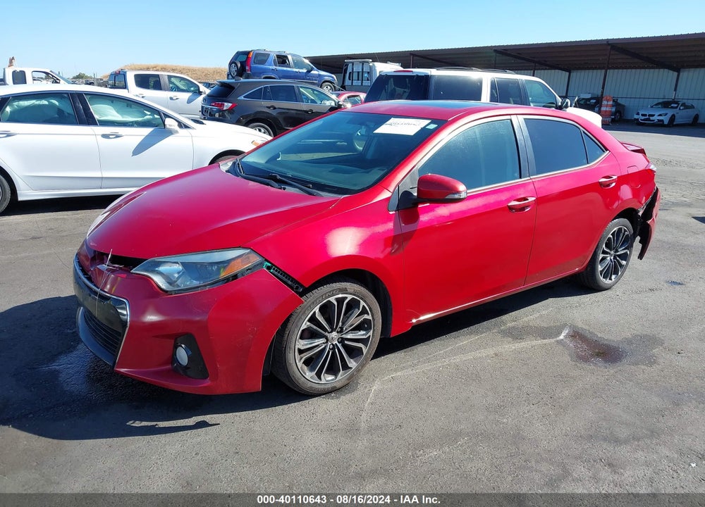 2015 TOYOTA COROLLA S PLUS VIN: 5YFBURHE8FP335782