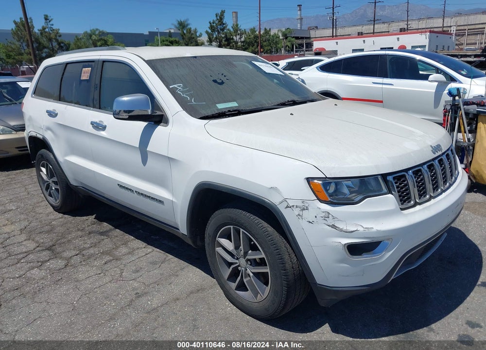 2018 JEEP GRAND CHEROKEE LIMITED 4X2 VIN: 1C4RJEBG4JC110139