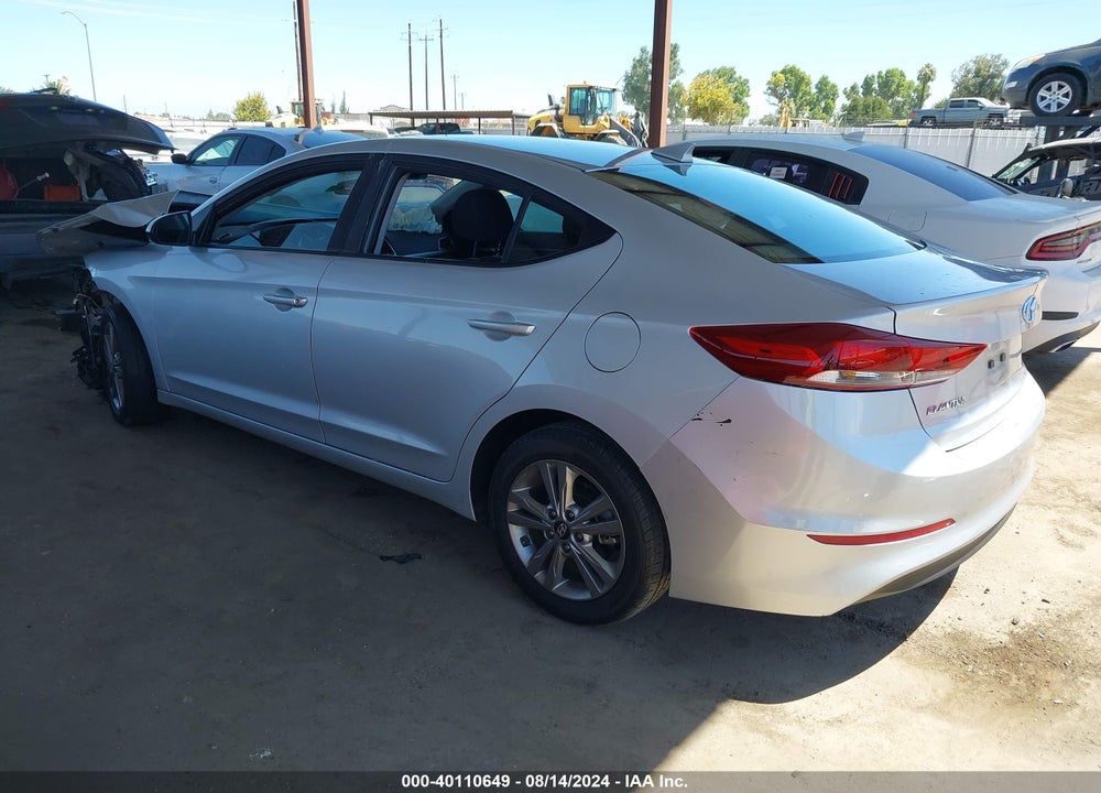 2018 HYUNDAI ELANTRA SEL VIN: KMHD84LF8JU455539