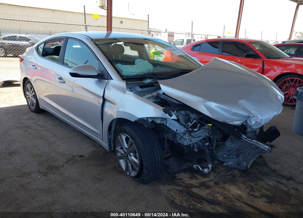 2018 HYUNDAI ELANTRA SEL VIN: KMHD84LF8JU455539