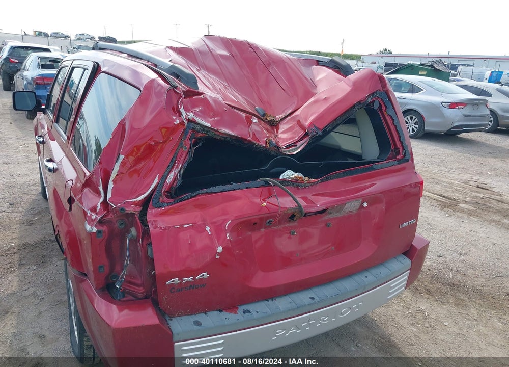 2008 JEEP PATRIOT LIMITED VIN: 1J8FF48W78D639563