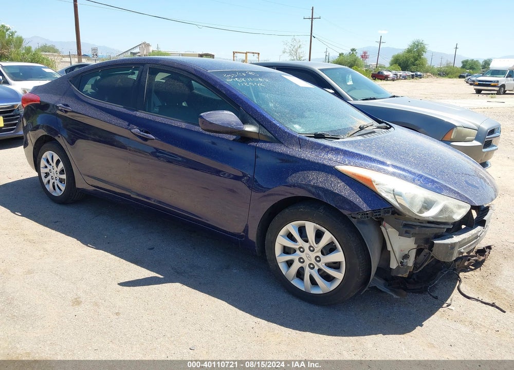 2011 HYUNDAI ELANTRA GLS VIN: 5NPDH4AE6BH032274