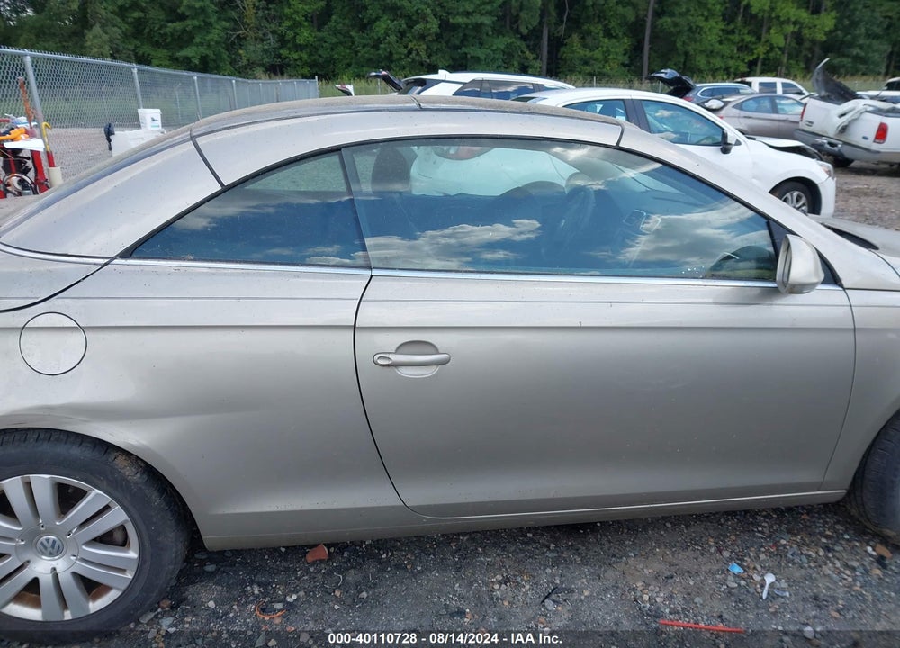 2007 VOLKSWAGEN EOS 2.0T VIN: WVWAA71F57V018620