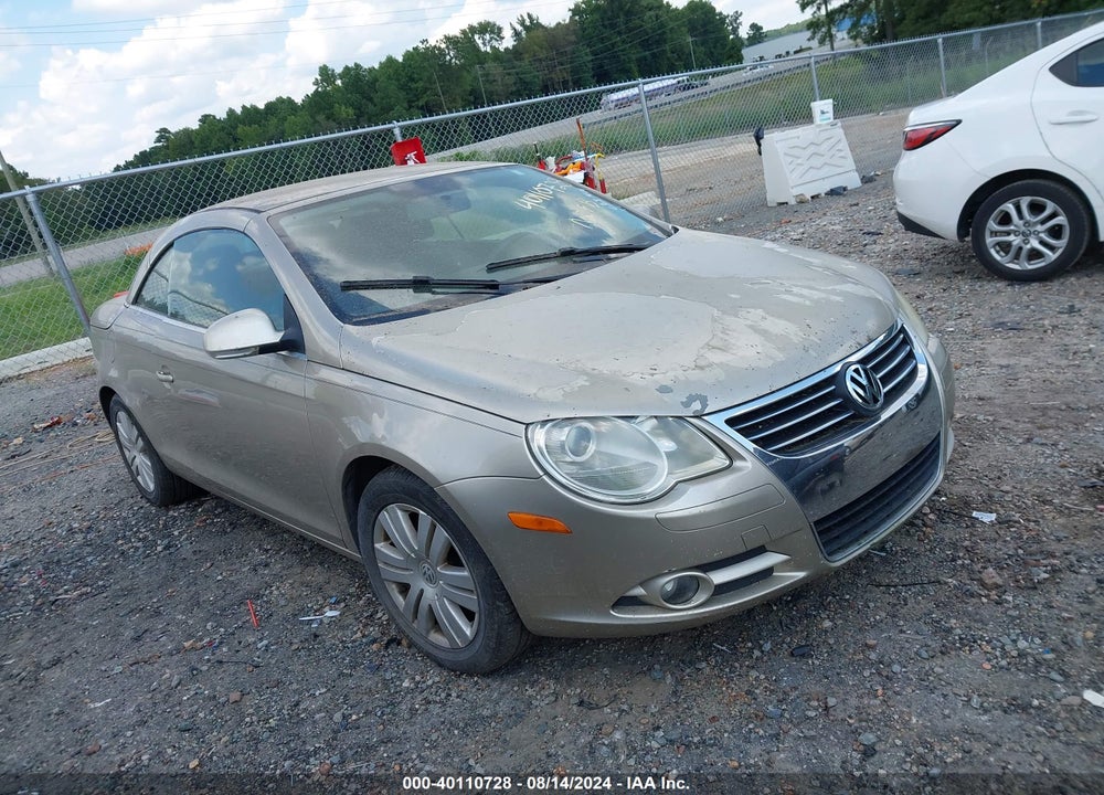 2007 VOLKSWAGEN EOS 2.0T VIN: WVWAA71F57V018620