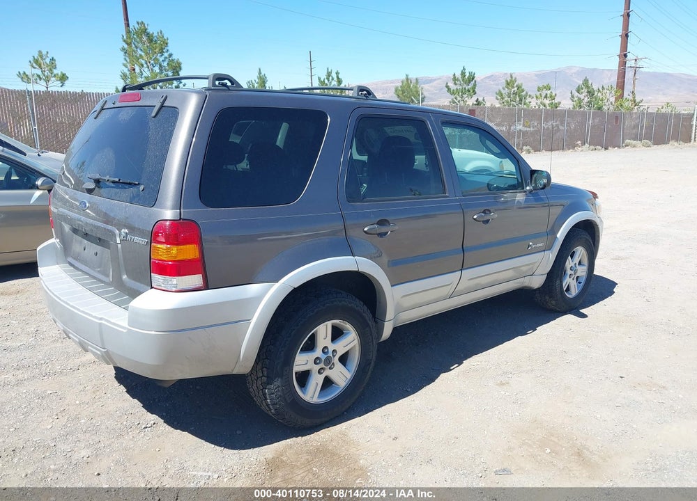 2006 FORD ESCAPE HYBRID VIN: 1FMCU96H96KA48446