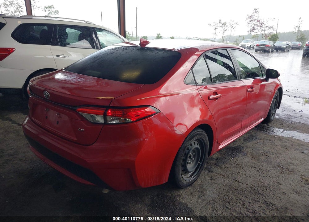 2020 TOYOTA COROLLA LE VIN: JTDEPRAE7LJ051803