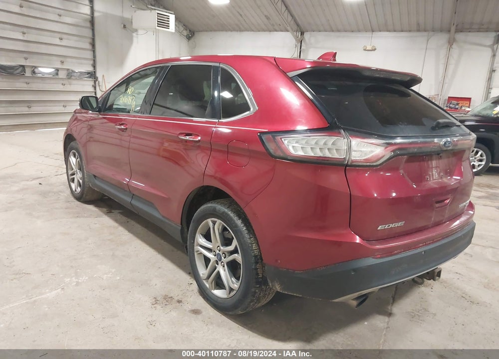 2015 FORD EDGE TITANIUM VIN: 2FMPK4K9XFBB08141