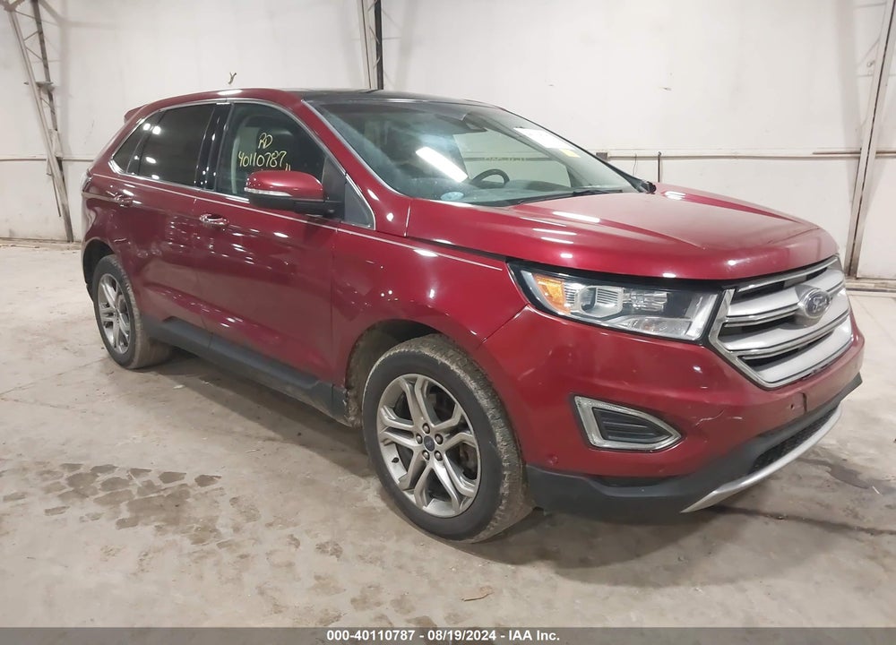 2015 FORD EDGE TITANIUM VIN: 2FMPK4K9XFBB08141