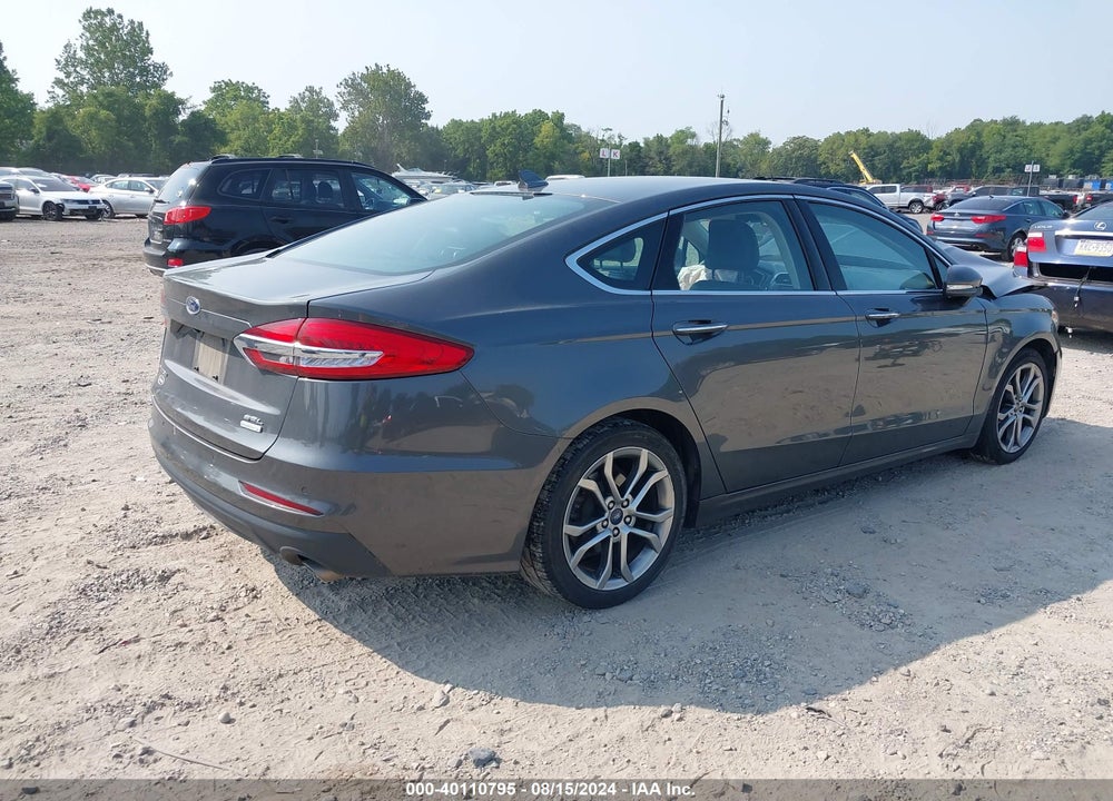 2019 FORD FUSION SEL VIN: 3FA6P0CD4KR142042