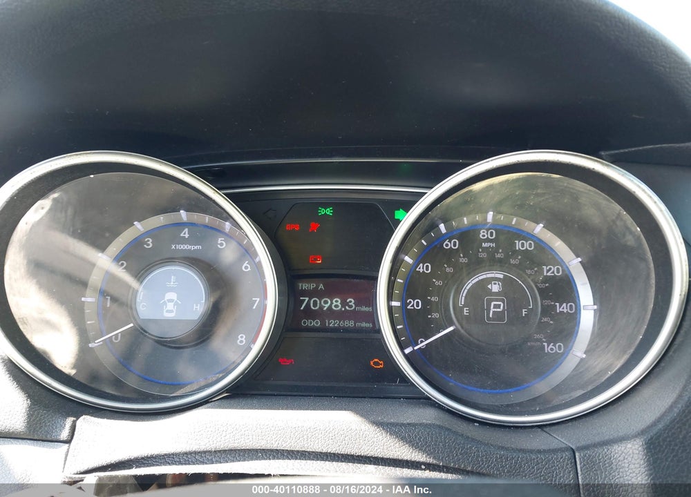 2012 HYUNDAI SONATA GLS VIN: 5NPEB4AC4CH368785