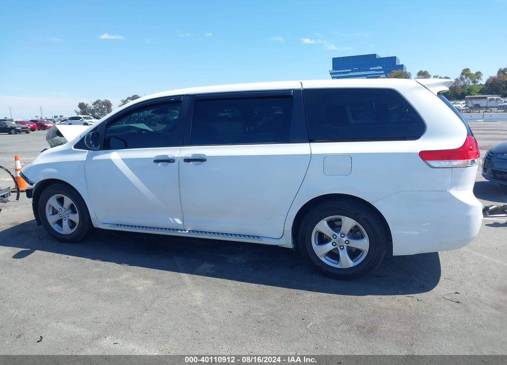 2012 TOYOTA SIENNA VIN: 5TDZK3DC3CS179904