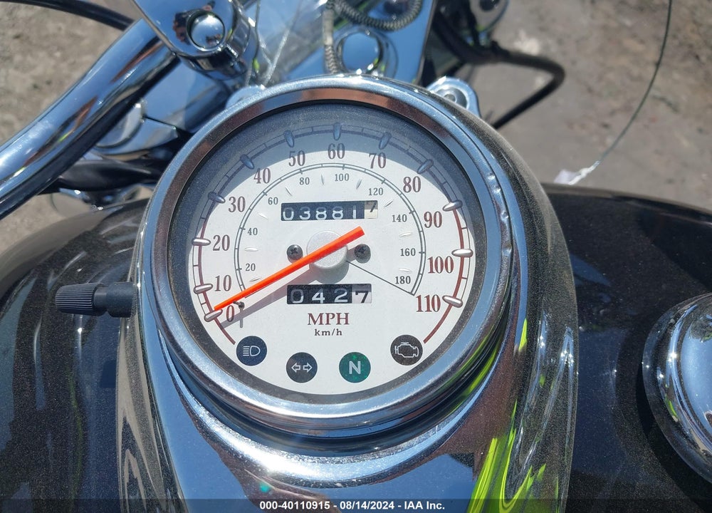 2008 YAMAHA XVS650 A/AT VIN: JYAVM01E78A120660