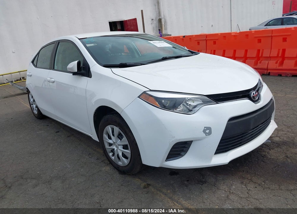 2016 TOYOTA COROLLA L VIN: 2T1BURHEXGC655851