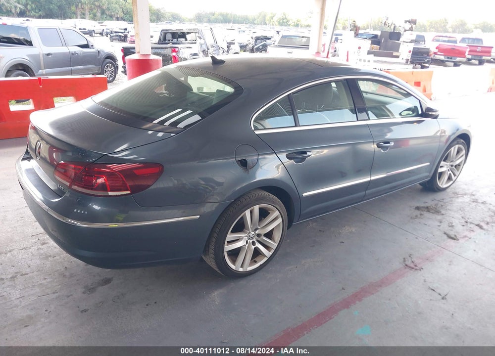 2013 VOLKSWAGEN CC 2.0T LUX VIN: WVWRN7AN9DE506852