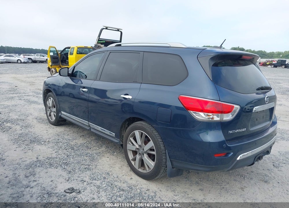 2014 NISSAN PATHFINDER PLATINUM VIN: 5N1AR2MN7EC705357