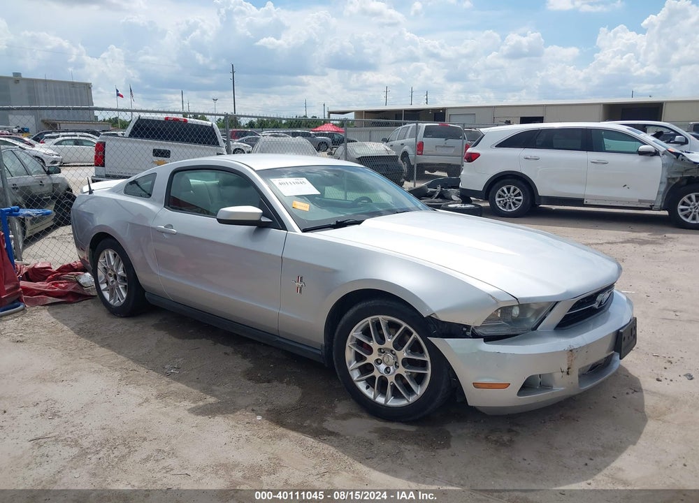 2012 FORD MUSTANG V6 PREMIUM VIN: 1ZVBP8AM5C5218170