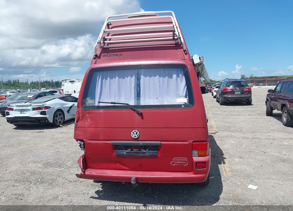 1994 VOLKSWAGEN EUROVAN MV VIN: WV2ZZZ70ZRH102700