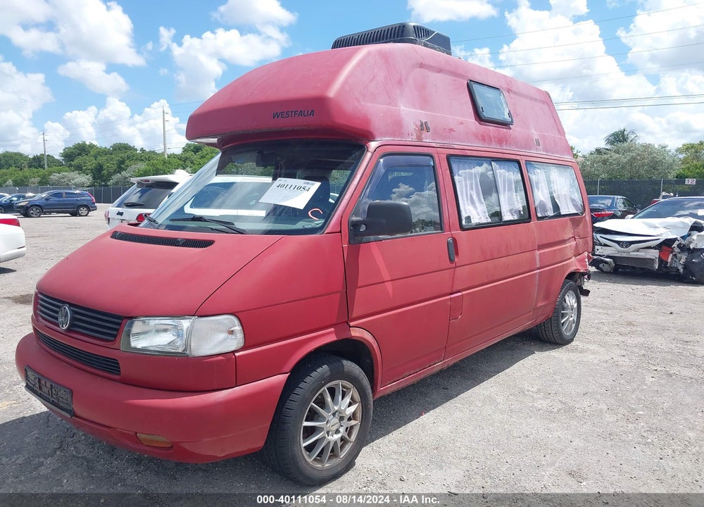 1994 VOLKSWAGEN EUROVAN MV VIN: WV2ZZZ70ZRH102700