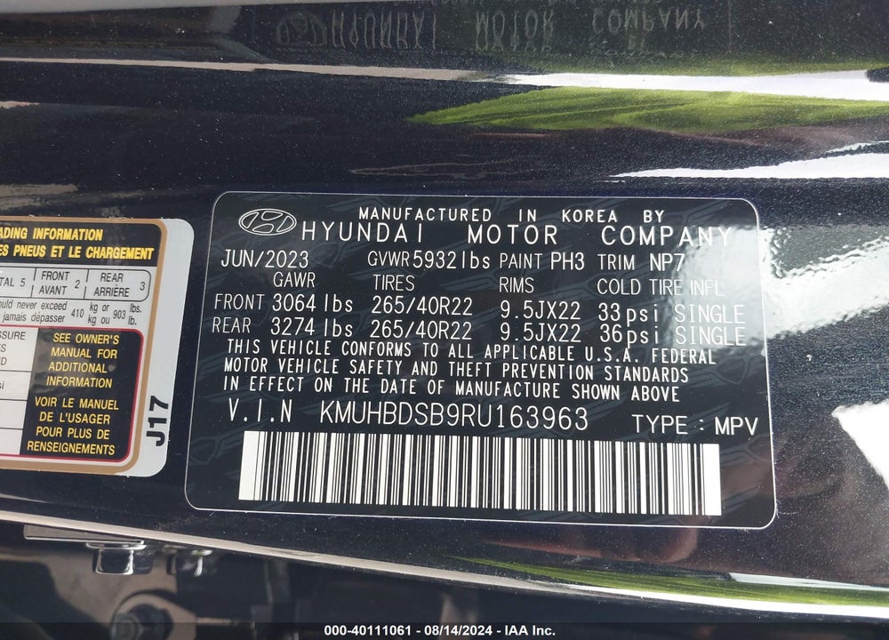 2024 GENESIS GV80 2.5T AWD VIN: KMUHBDSB9RU163963