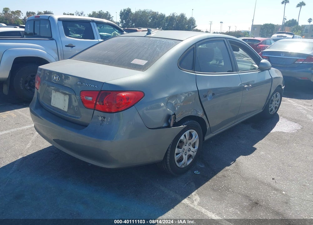 2009 HYUNDAI ELANTRA GLS VIN: KMHDU46D49U808053