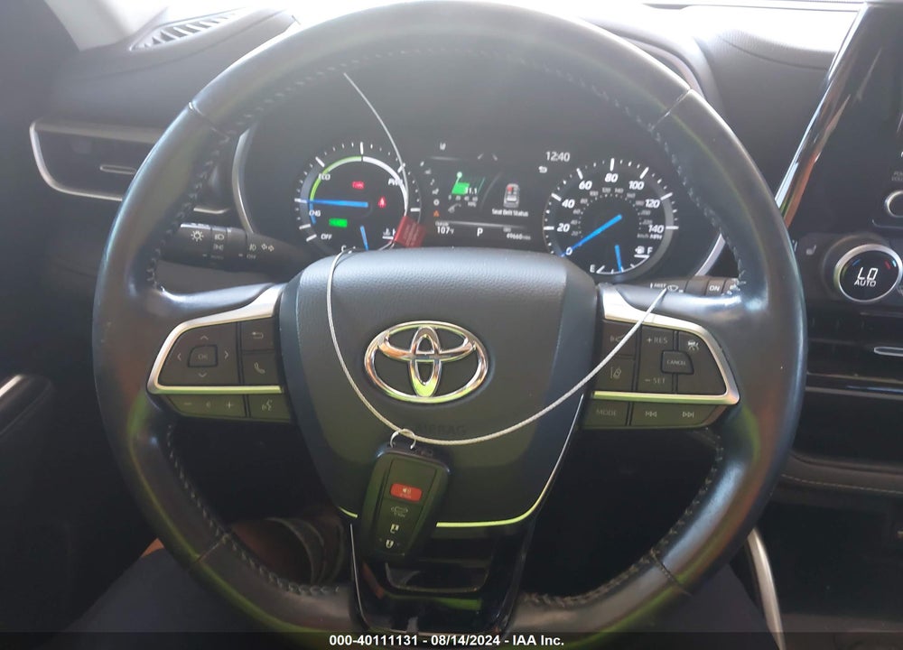 2021 TOYOTA HIGHLANDER HYBRID XLE VIN: 5TDHARAH2MS506375
