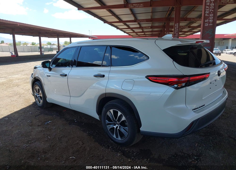 2021 TOYOTA HIGHLANDER HYBRID XLE VIN: 5TDHARAH2MS506375