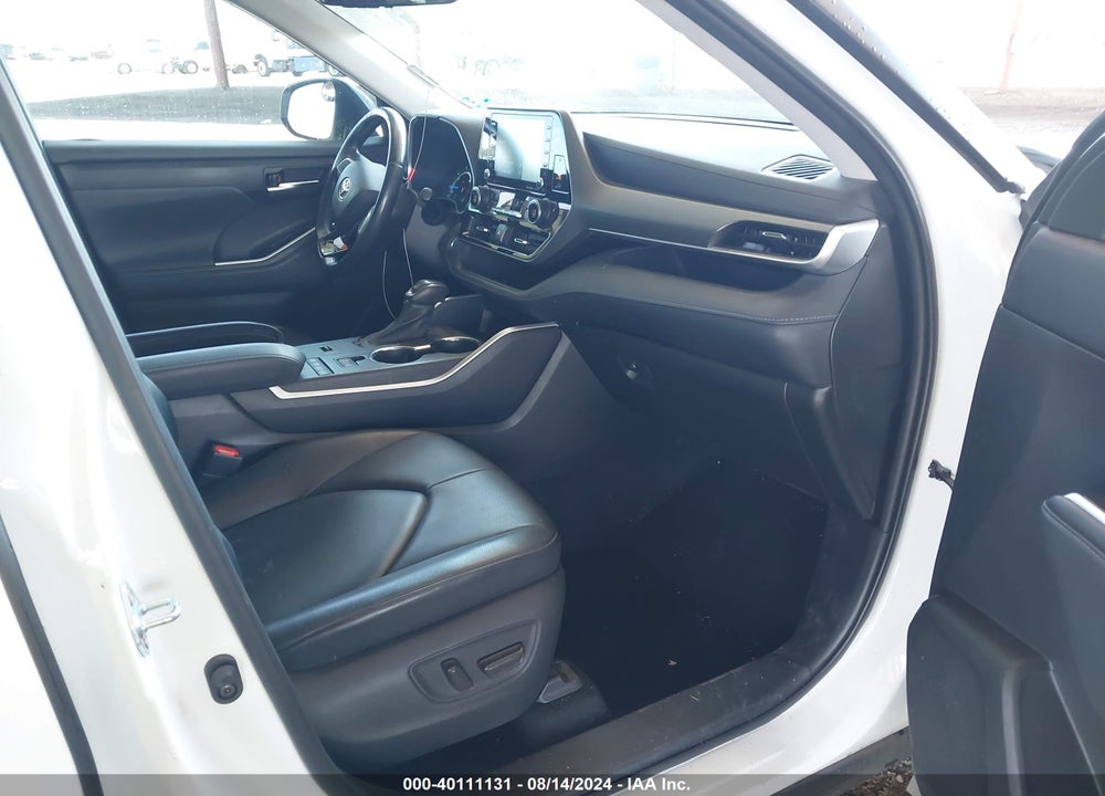 2021 TOYOTA HIGHLANDER HYBRID XLE VIN: 5TDHARAH2MS506375