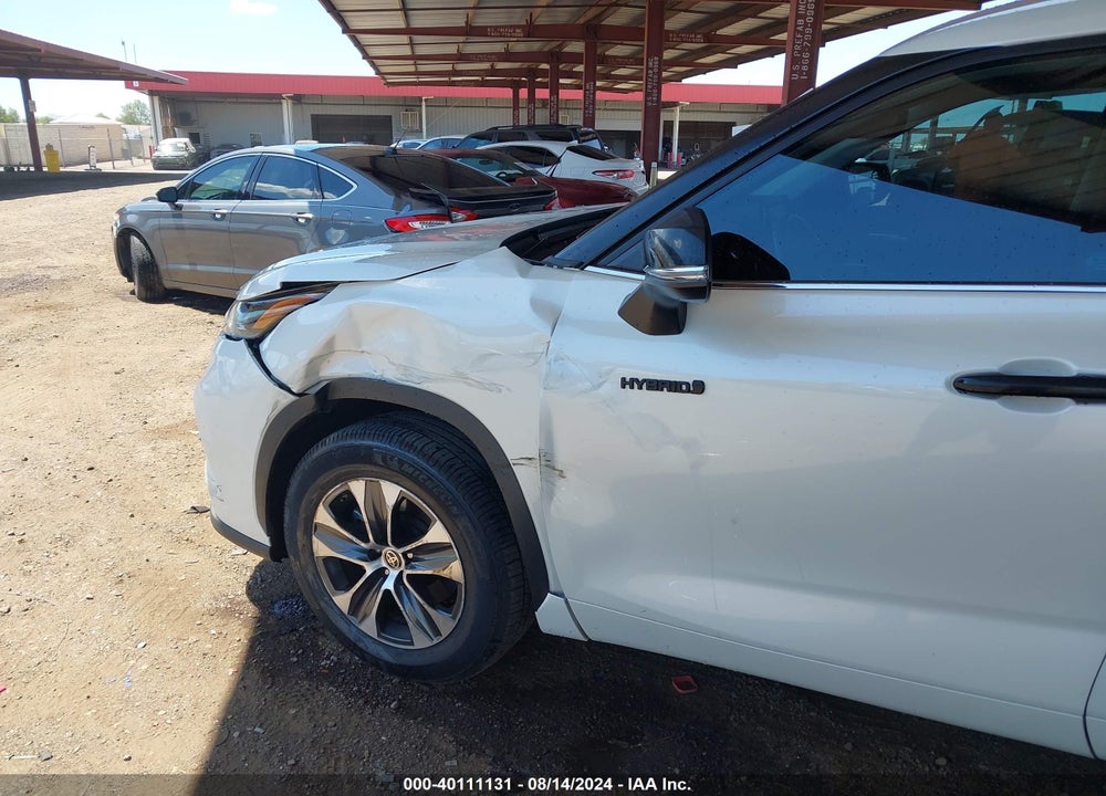 2021 TOYOTA HIGHLANDER HYBRID XLE VIN: 5TDHARAH2MS506375