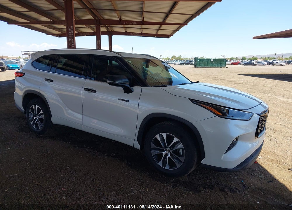 2021 TOYOTA HIGHLANDER HYBRID XLE VIN: 5TDHARAH2MS506375