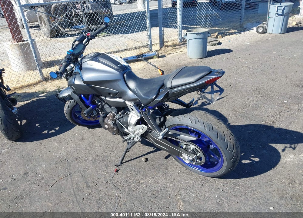 2015 YAMAHA FZ07 C VIN: JYARM06Y0FA000703
