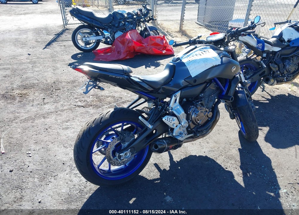 2015 YAMAHA FZ07 C VIN: JYARM06Y0FA000703