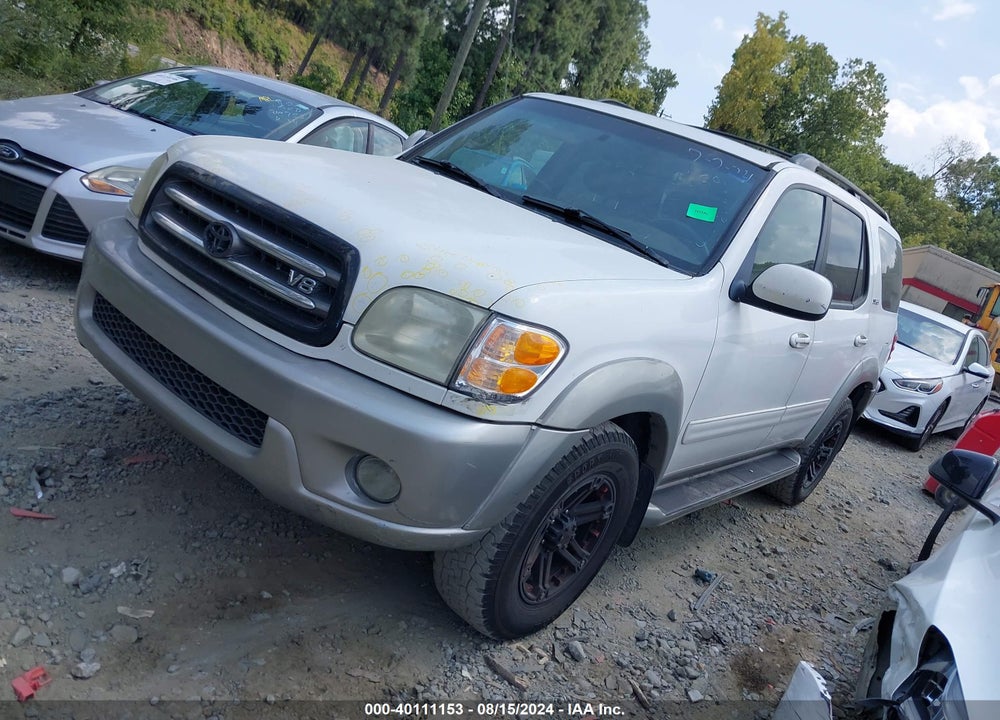 2002 TOYOTA SEQUOIA SR5 V8 VIN: 5TDZT34A52S073271