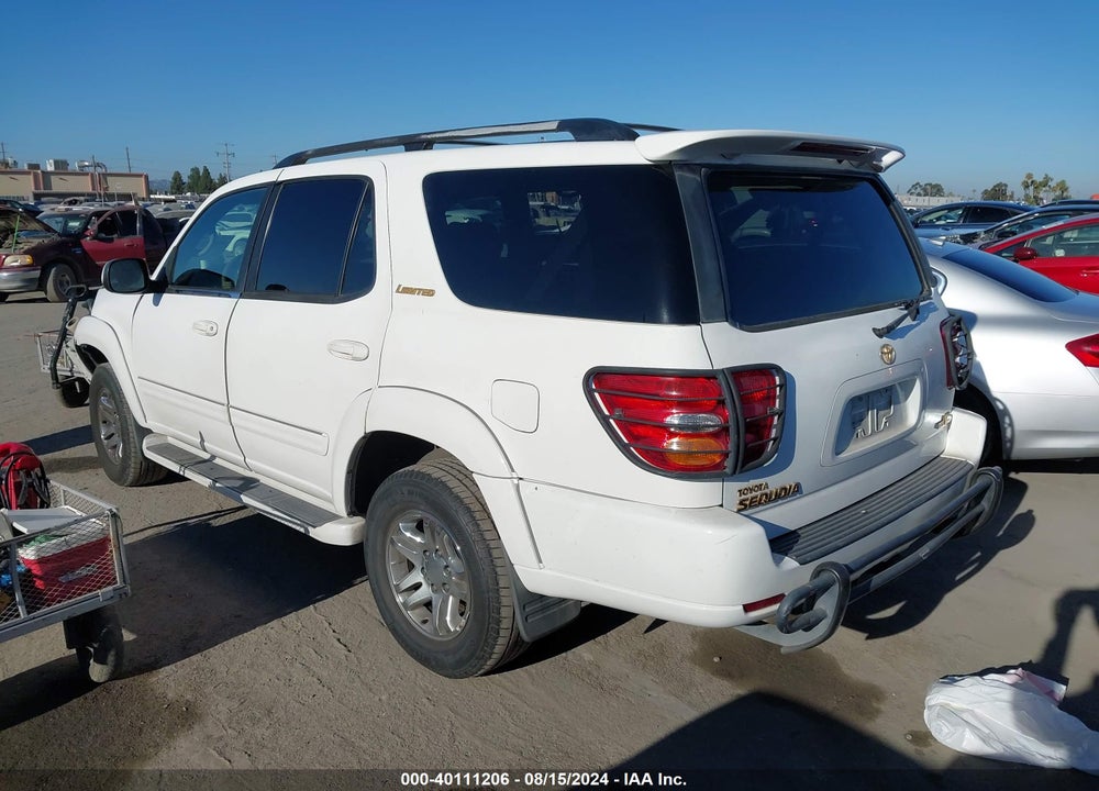 2003 TOYOTA SEQUOIA LIMITED V8 VIN: 5TDZT38A53S153729