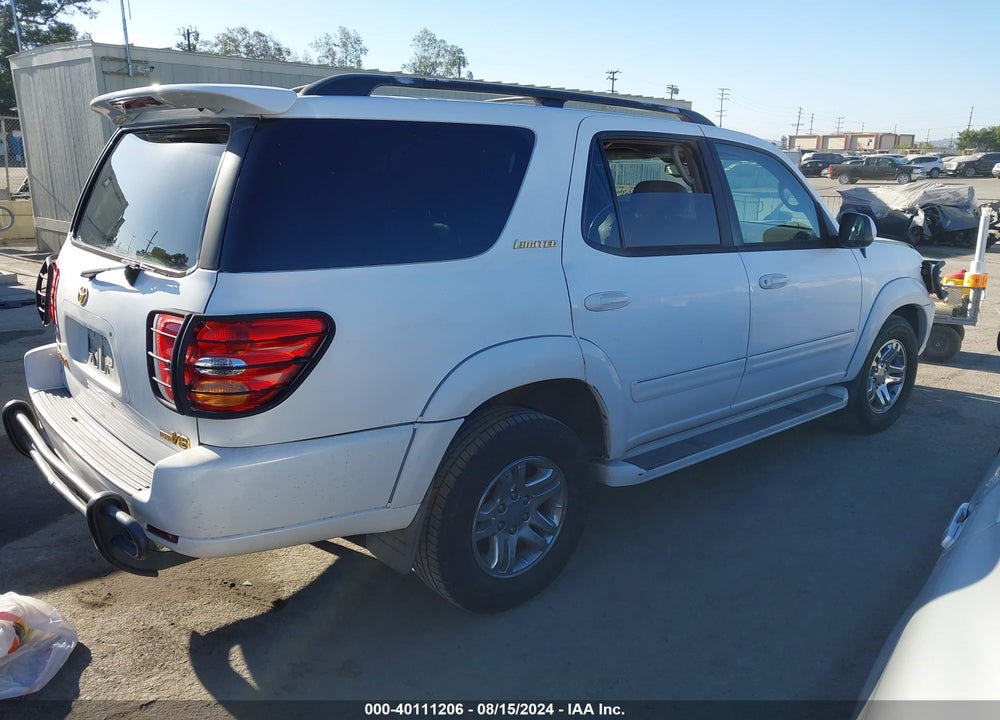2003 TOYOTA SEQUOIA LIMITED V8 VIN: 5TDZT38A53S153729