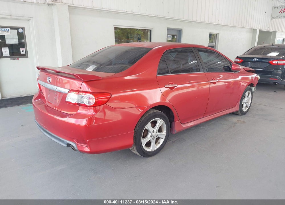 2012 TOYOTA COROLLA S VIN: 5YFBU4EE0CP029260