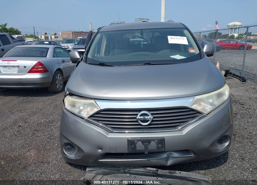 2012 NISSAN QUEST S VIN: JN8AE2KPXC9039727