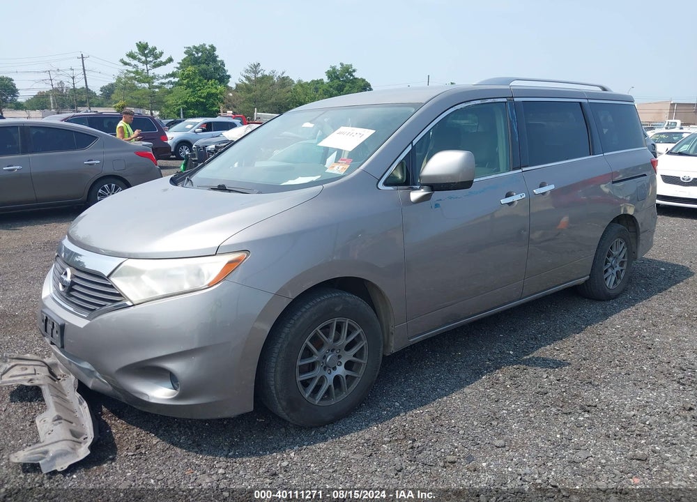2012 NISSAN QUEST S VIN: JN8AE2KPXC9039727